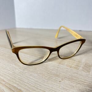Oliver Peoples OV5251 1281 Lorell Eyeglasses Brown Beige Frames Only 49-16-145
